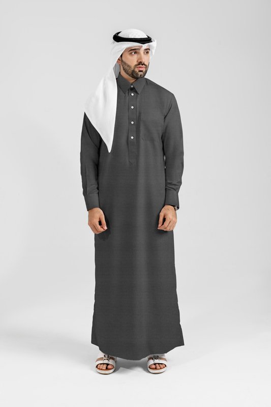 Alternative view of Aura Smoke Qatari Kandoora