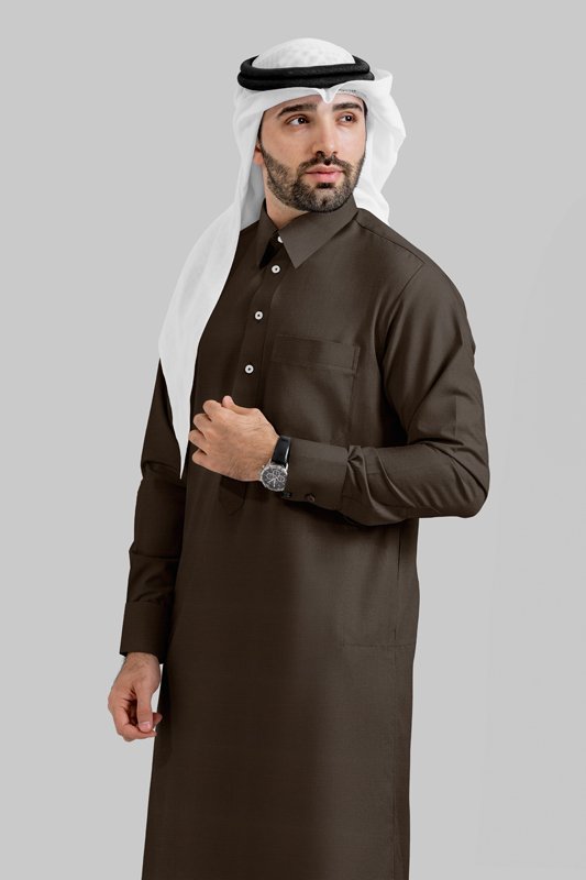 Alternative view of Elan Auburn Qatari Kandoora