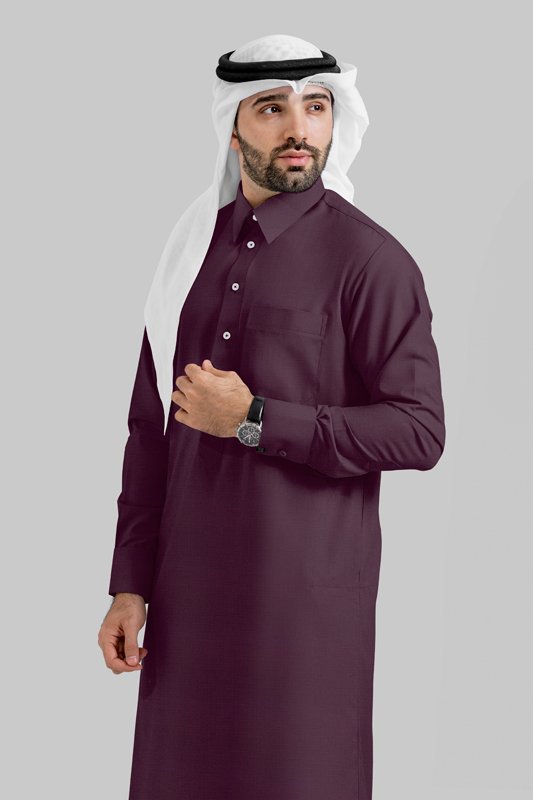 Alternative view of Elan Wine Qatari Kandoora