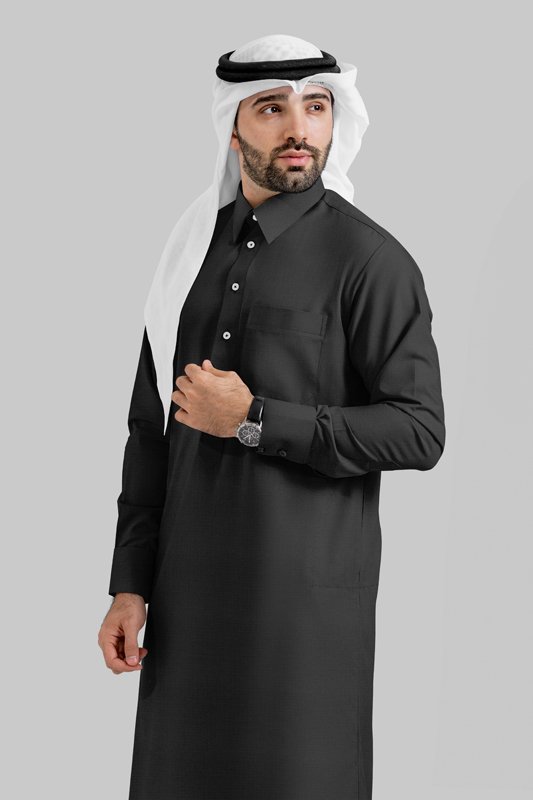 Alternative view of Elan Jet Qatari Kandoora