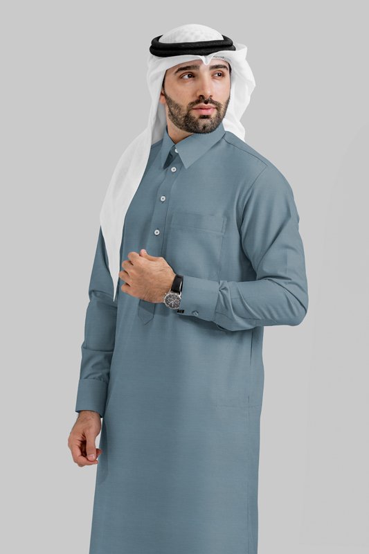 Alternative view of Lustre Sky Qatari Kandoora