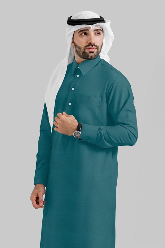 Alternative view of Lustre Ocean Qatari Kandoora