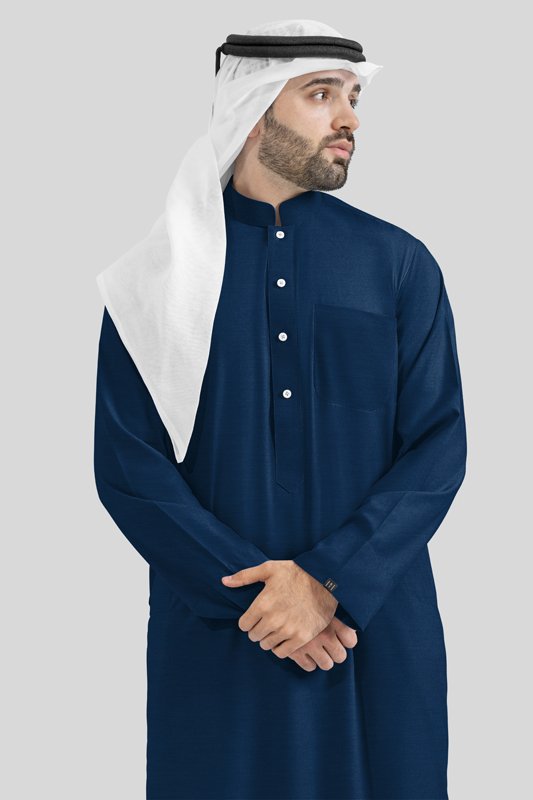 Alternative view of Lustre Navy Kuwaiti Kandoora